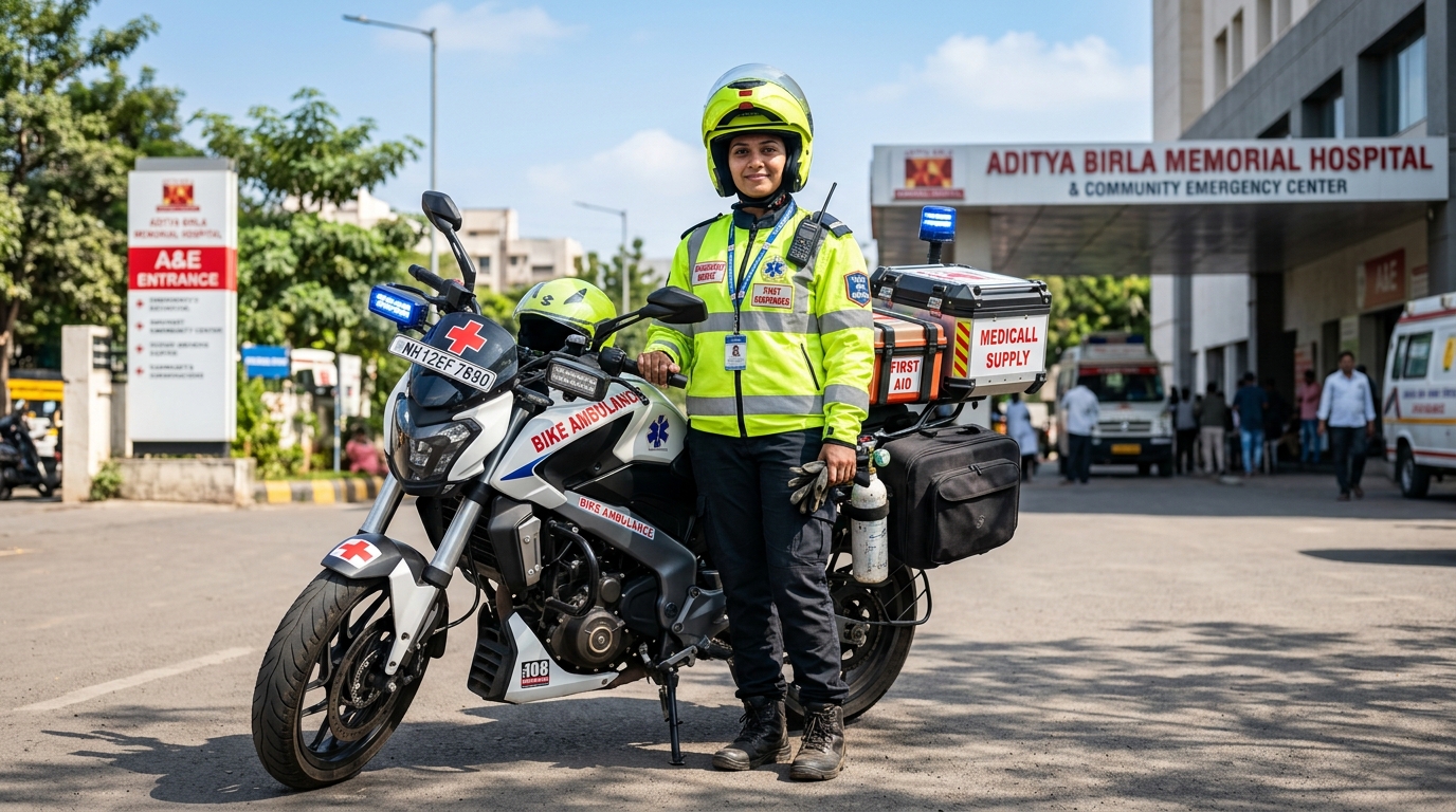 Indian Heart Association First Responder and Bike Ambulance